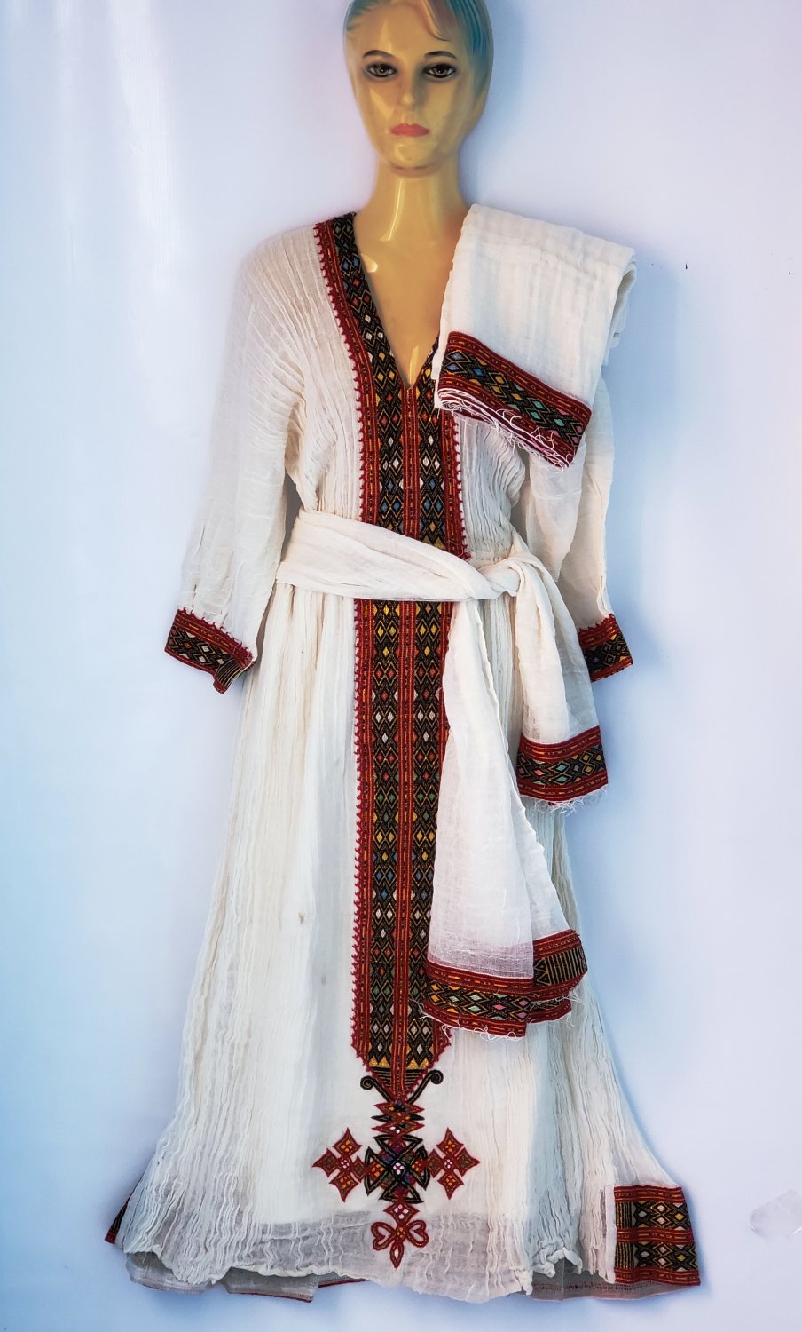 Hand Made #Ethiopian/Eritrean Red Raya Dress. limited time 10 % ...