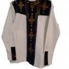 Hand Made Ethiopian/Eritrean Men's Shirt Hager Lebse Made out of 100% Cotton. Free Shipping