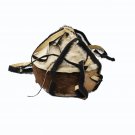 Hand Made Ethiopian/Eritrean Straw Lunch Box Agelgele. Genuine Leather Made. Free Shipping.