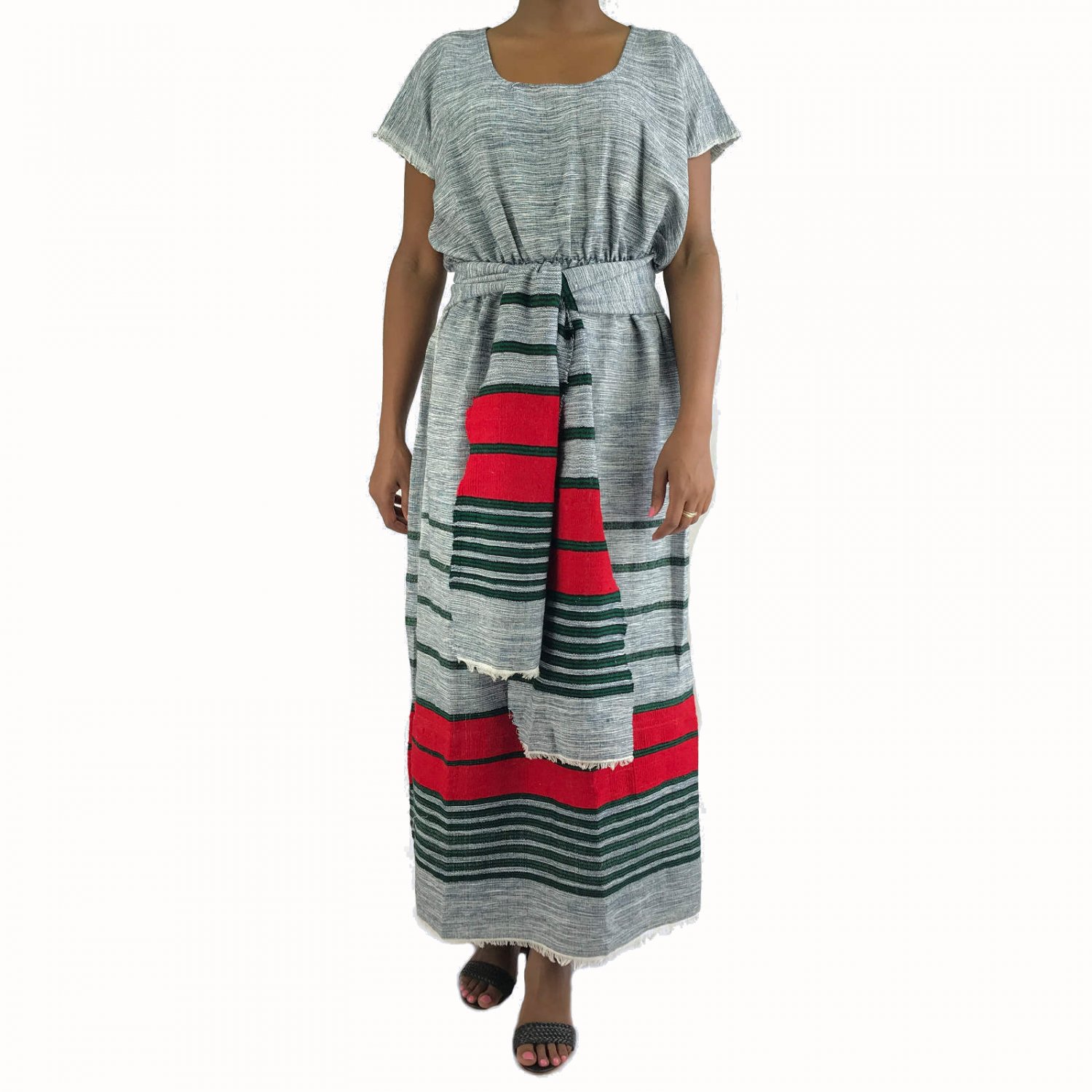 Hand Made Ethiopian Oromo Women's Dress. Habesha kemis, zurya Females' Clothing. Free Shipping.
