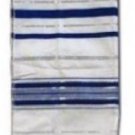 Prayer Shawls (Tallit) blue with Silver Trims