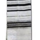 Prayer Shawls (Tallit) black with Silver Trims