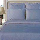 Bamboo Organic Cotton Queen Size Blue Duvet Cover Set