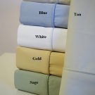 Bamboo & Egyptian Cotton King Size Sheet Sets Light Blue