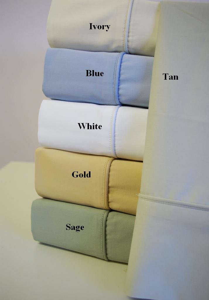 King Size Ivory Sheet Set 100% Organic Bamboo Cotton