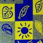 Egyptian Cotton Beach Towel "Ocean Leaves" (40x70 inches)