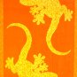 Egyptian Cotton Beach Towel "Two Lizards" (40x70 inches)