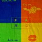 Egyptian Cotton Beach Towel "Touch Me" (40x70 inches)
