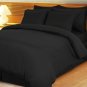 Black Damask Stripe Down Alternative 4-pc Comforter Set, Egyptian 600 count
