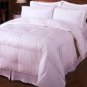 Goose Down Egyptian cotton Full/Queen White-Striped comforter