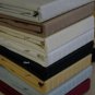 T600 CalKing Waterbed Pin Stripe Ivory Sheet set (unattached)