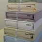 T300 CalKing/Waterbed Percale Solid White Sheet Sets (unattached)