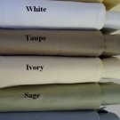 1200-TC Cal-King/Waterbed Solid Sage-Green Sheet Set (unattached)