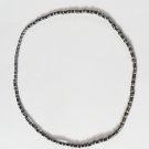 Hematite and gun metal surfer necklace