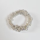 Stretchy silver bracelet