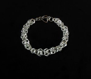 Byzantine sterling silver bracelet