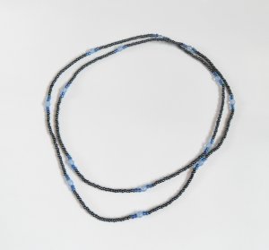Hematite and moonstone bead wrap around