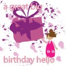 A great big birthday hello card