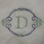 Embroidered Bath Hand Towels