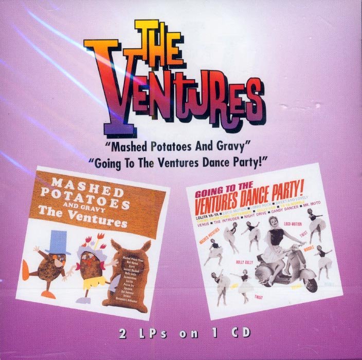 The Ventures2 LP's On 1 CD "Mashed Potatoes And Gravy"/"Going To The