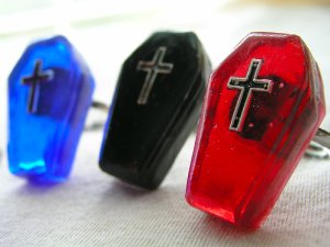 Gothic Coffin Rings