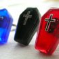 Gothic Coffin Rings