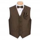 Antonio Ricci Brown Formal Vest