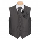 Antonio Ricci Charcoal Formal Vest