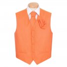 Antonio Ricci Orange Formal Vest