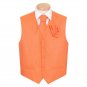 Antonio Ricci Orange Formal Vest