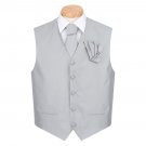 Antonio Ricci Silver Formal Vest