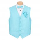 Antonio Ricci Turquoise Formal Vest