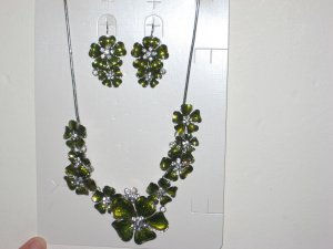 flower jewelry set