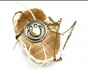 Smiling Face Pocket Watch