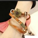 multilayer leather bracelet