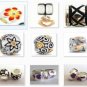 9PCS PRETTY PATTERN CHARMS BEADS SET FITS EUROPEAN BRACELET 33A20