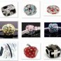 54PCS PRETTY PATTERN CHARMS BEADS SET FITS EUROPEAN BRACELET 33A59