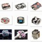 54PCS PRETTY PATTERN  CHARMS BEADS SET  FITS EUROPEAN BRACELET 33A52