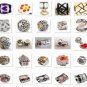 27PCS PRETTY PATTERN  CHARMS BEADS SET  FITS EUROPEAN BRACELET 33A59