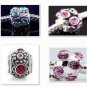 4PCS PRETTY PATTERN CHARMS BEADS SET FITS EUROPEAN BRACELET 22A55