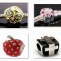 4PCS PRETTY PATTERN CHARMS BEADS SET FITS EUROPEAN BRACELET 22A53
