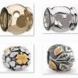 4PCS PRETTY PATTERN  CHARMS BEADS SET FITS EUROPEAN BRACELET  22A34
