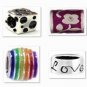 12PCS PRETTY PATTERN CHARMS BEADS SET FITS EUROPEAN BRACELET 22A6