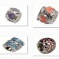 12PCS PRETTY PATTERN CHARMS BEADS SET FITS EUROPEAN BRACELET 22A59