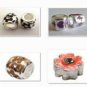 12PCS PRETTY PATTERN CHARMS BEADS SET FITS EUROPEAN BRACELET 22A46