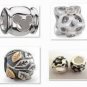 12PCS PRETTY PATTERN CHARMS BEADS SET FITS EUROPEAN BRACELET 22A35