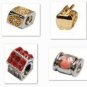 12PCS PRETTY PATTERN CHARMS BEADS SET FITS EUROPEAN BRACELET 22A3