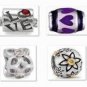 12PCS PRETTY PATTERN CHARMS BEADS SET FITS EUROPEAN BRACELET 22A26