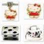 12PCS PRETTY PATTERN CHARMS BEADS SET FITS EUROPEAN BRACELET 22A10