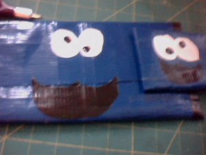 cookie monster clutch and wallet pack